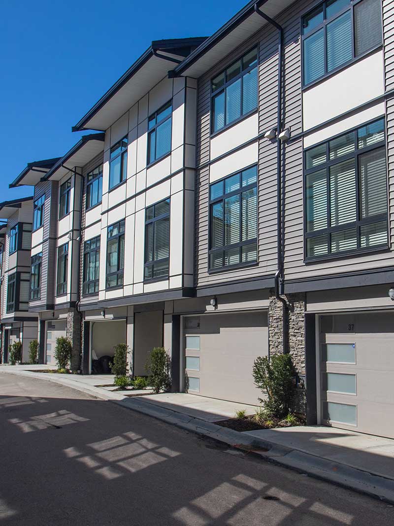 row of townhouses